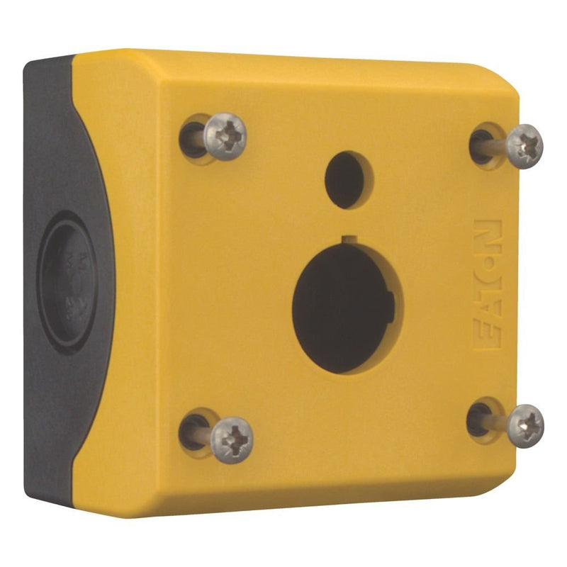 Eaton - Gehäuse für Befehls- und Meldegeräte Aufbaugehäuse M22-IY1-XPV60 1 Einbaustelle, gelb