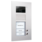 TCS Tür Control - Türstation für Türkommunikation Video-Außenstation Color AVU14020-0010 einspaltig, für 2WE