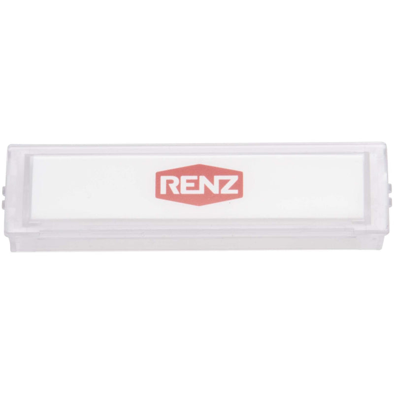 Renz Metallwaren - Bezeichnungsmaterial für Installationsschalterprogramme Namensschild 09 97-9-82259 ws 75x19,5mm weiss − 1 Stück