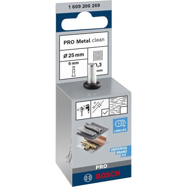 Bosch - Rotierende Drahtbürste PRO Metal clean 1609200269 Topfbürste