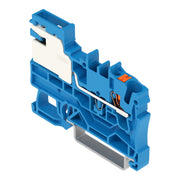 WAGO - Neutralleitertrenn-Reihenklemme 1-Leiter-N-Trennklemme 2202-7114 2,5,PushinCAGECL.,bl