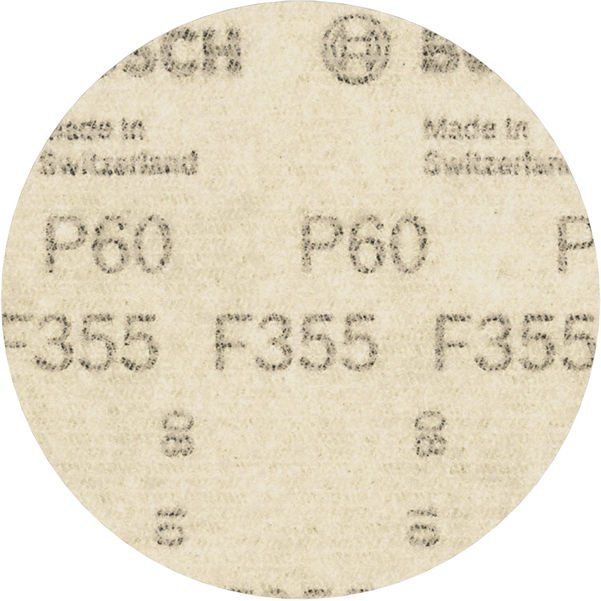 Bosch - Schleifpapier/Schleifvlies PRO F355 Schleifblatt, 125 2608606755 mm, G60, 10-tlg