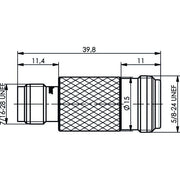 Telegärtner - Koax-Kupplung Adapter TNC-N (F-F) 100023866