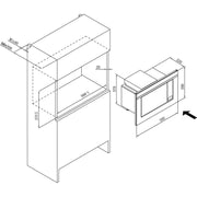 Amica - Mikrowellengerät EB-Mikrowelle m. Grill EMW 13170 S
