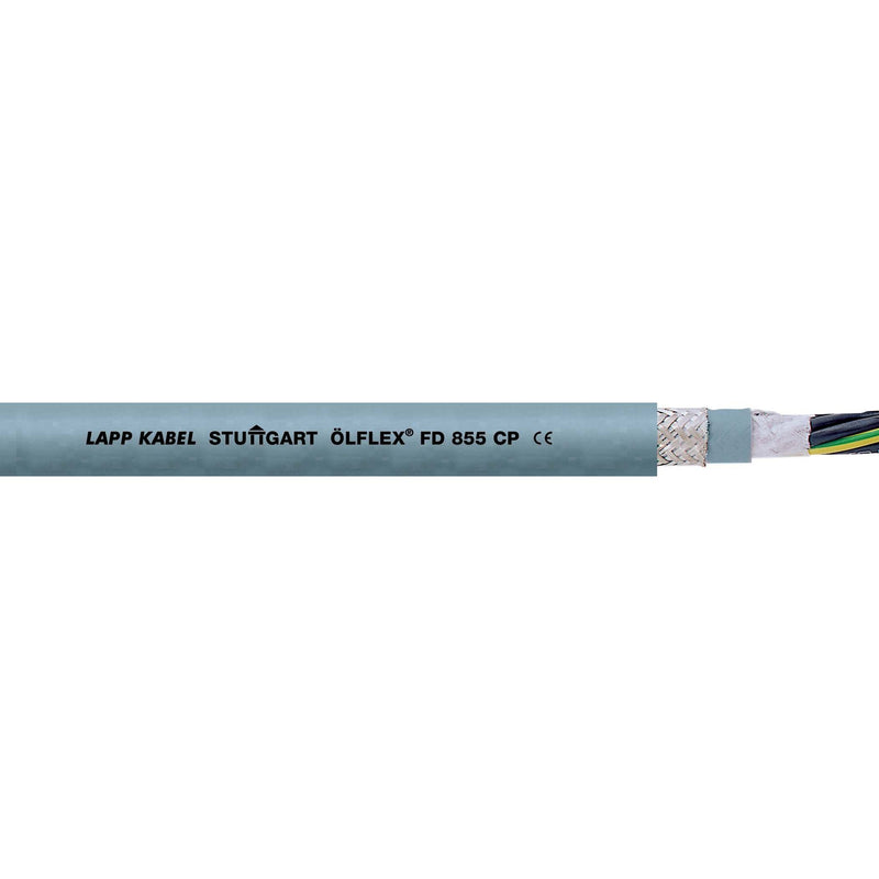 Lapp Kabel&Leitung - Energiekabel < 1 kV, für ortsveränderlichen Einsatz ÖLFLEX FD 855 CP 7G0,5 0027609/500 − 500 Meter