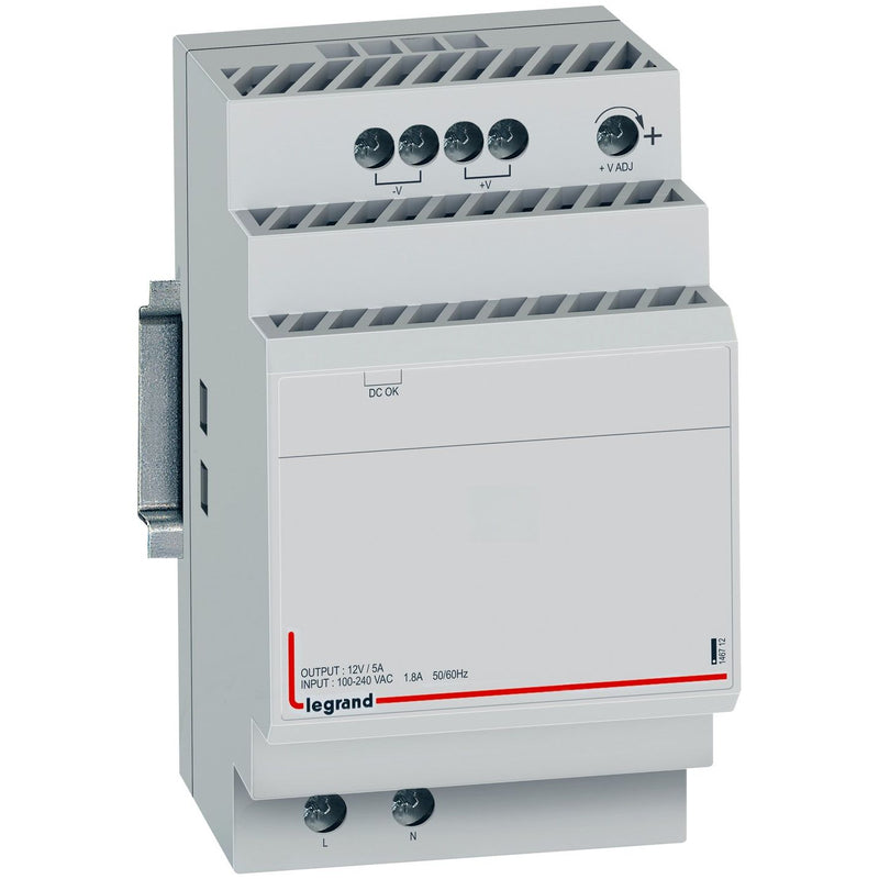 Legrand - Gleichstromversorgung Netzgerät stabilisiert Legrand 146712 12V DC 54W 4.5A