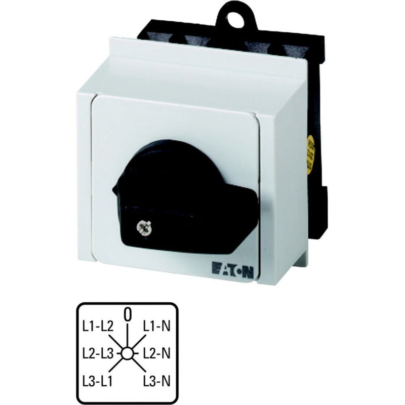 Eaton - Voltmeterumschalter Instrumenten-Umschalter T0-3-8007/IVS mit 0-Stellung