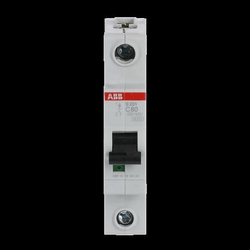 ABB Stotz S&J - Leitungsschutzschalter Sicherungsautomat S201-C80 6kA, 80A, 1P