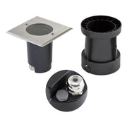 EVN Lichttechnik - Bodeneinbauleuchte quadr. 679435EV IP67-GU10 35W/230V