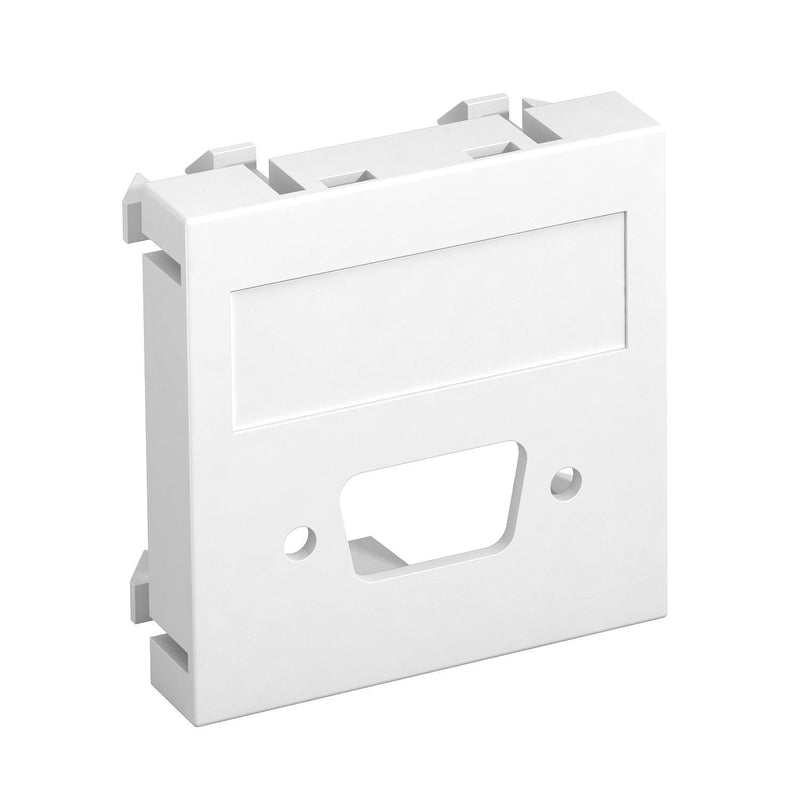 OBO Bettermann - Einsatz/Abdeckung für Kommunikationstechnik Multimediaträger MTG-DB O RW1 45x45mm rws