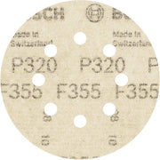 Bosch - Schleifpapier/Schleifvlies PRO F355 Schleifblatt, 125 2608605120 mm, 320, 5-tlg