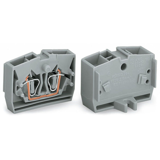 WAGO - Ein- und mehrpolige Klemmenleiste 4-Leiter-Endklemme 264-335 Drücker,Ex e II,sw − 100 Stück