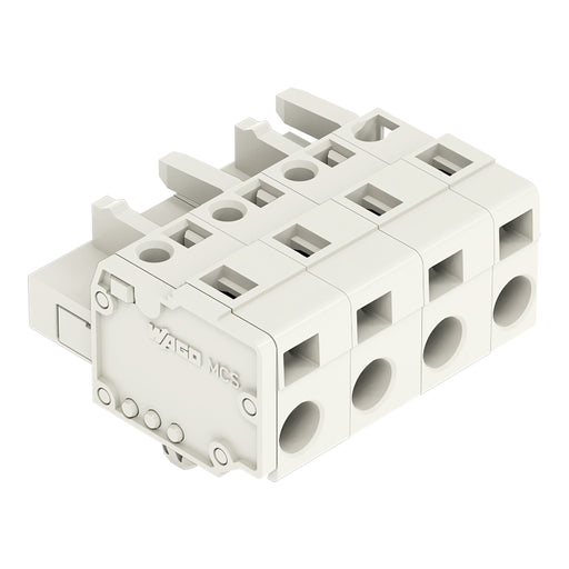 WAGO - Kabelsteckverbinder für Leiterplattensteckverbinder 1-Leiter-Federleiste 721-204/008-000 CAGECLAMP 2,5mm²,lgr − 50 Stück