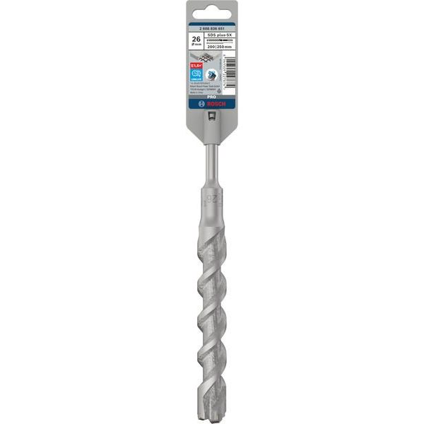 Bosch - Bohrer PRO SDS plus-5X 2608836651 Hammerbohrer 26 x
