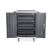 DIGITUS - Mehrfachsteckdose Mobiler Ladeschrank DN-45002 1260x824x650mm, sw