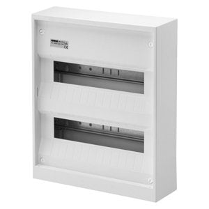 Gewiss - Installationskleinverteiler Aufputzkleinverteiler GW43022S 2-reihig, ohne Tür
