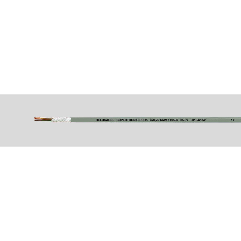 Energiekabel < 1 kV, für ortsveränderlichen Einsatz HEL SUPERTRONIC-PUROE 10x SUP,TR,-PUROE10x0,25 0,25 PUR-Schleppkett − 500 Meter