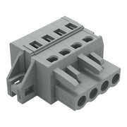 WAGO - Kabelsteckverbinder für Leiterplattensteckverbinder 1-Leiter-Federleiste 231-104/031-000 CAGECLAMP,2,5 mm²,gr − 50 Stück