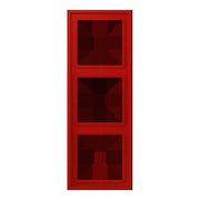 Jung - Abdeckrahmen Rahmen 3-fach LC 983 227 rouge vermillon 31