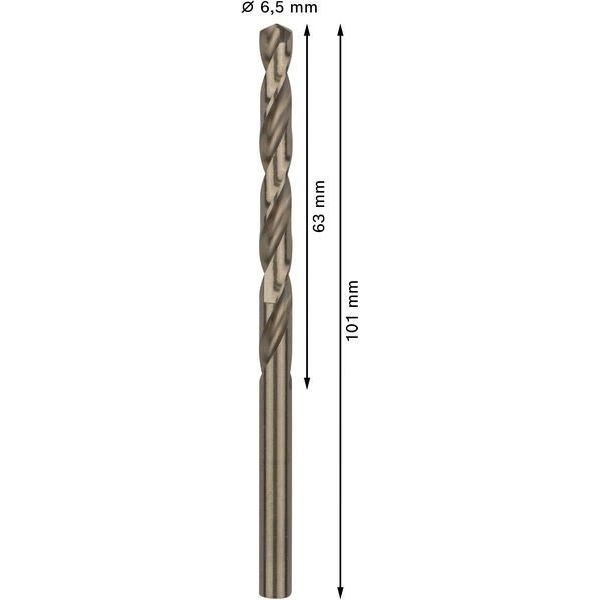 Bosch - Bohrer PRO Stainless Steel HSS-Co 2608585890 Spiralbohrer 6,5 x