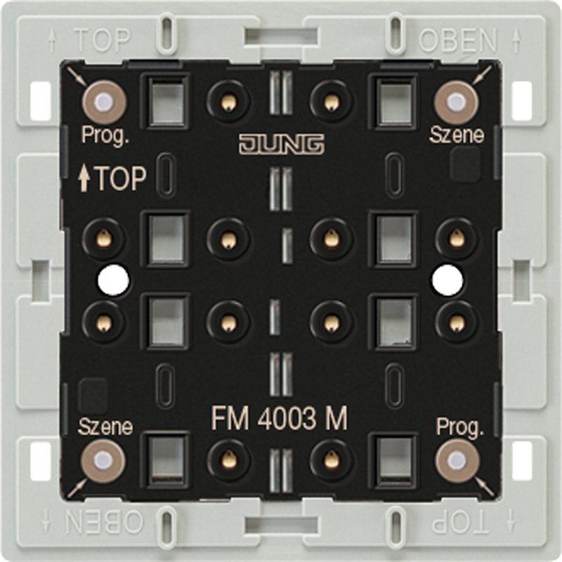 Jung - Sender/Fernbedienung für Installationsschalterprogramme Funk-Wandsender-Modul FM 4003 M 3-kanalig