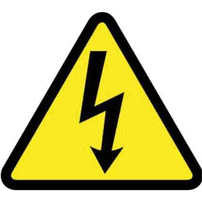 Panduit - Warn-/Hinweisschild Warnzeichen PESW-B-1Y El.Spannun − 20 Stück