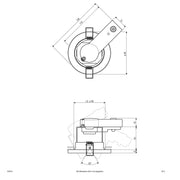 EVN Lichttechnik - Downlight/Strahler/Flutlicht EB-Leuchte 525 014 chr-mt 50W 230V IP20