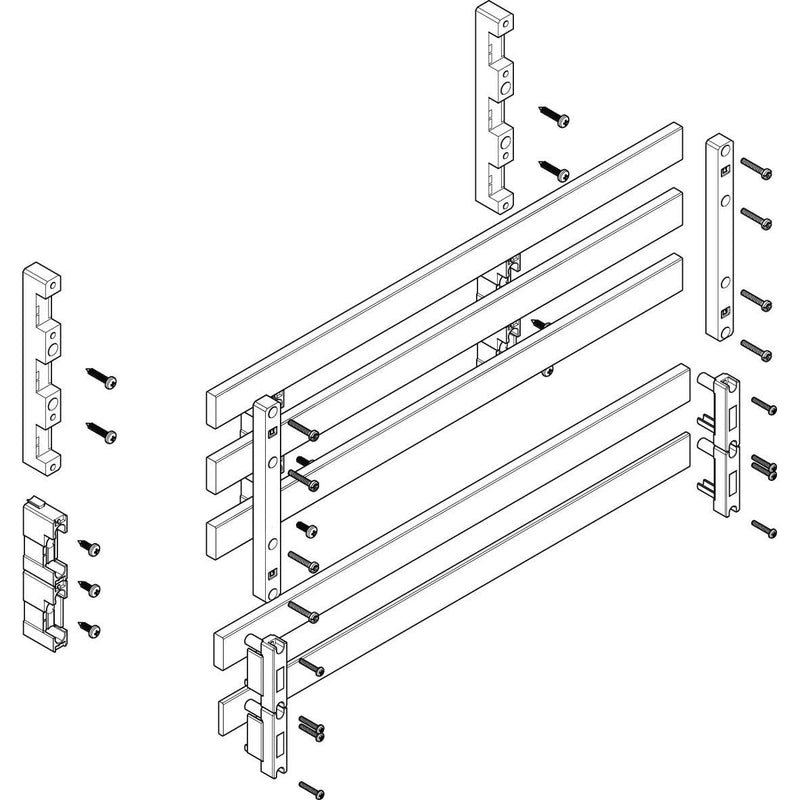 ABN - Verteilerfeld für Installationsverteiler Sammelschienen-Modul MTSC23765 tief 2FB/3RE