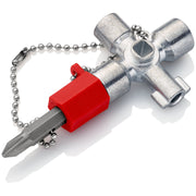 Knipex - Schlüssel für Gehäuse/Schränke Schaltschrank-Schlüssel 00 11 02 44mm