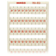 WAGO - Klemmenmarkierung WMB-Bezeichnungssystem 793-653 S: 10-50 (2x) − 5 Stück