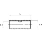 Cimco Werkzeuge - Verbinder für Cu-Leiter zum Verpressen Pressverbinder 183713 400qmm, L 150mm