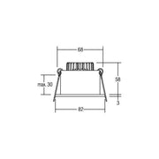 Brumberg Leuchten - Downlight/Strahler/Flutlicht LED-Einbaudownlight 39266083