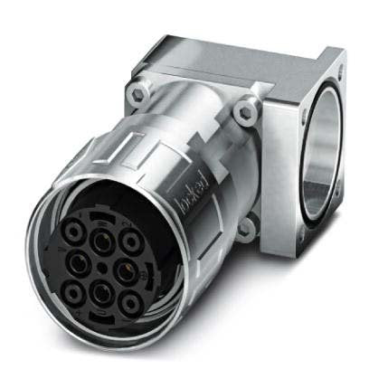 Phoenix Contact - Rundsteckverbinder, feldkonfektionierbar (Industriesteckverbinder) Gerätesteckverbinder SM-5ES1N8AYW00S Vorderwand