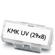 Phoenix Contact - Kabelmarkierungssystem Kabelmarkerträger KMK UV (29X8) transparent, 29x8mm − 1 Stück