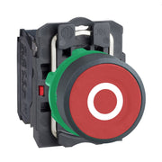 Schneider Electric - Drucktaster, Komplettgerät Drucktaster XB5AA4322 flach, rt, 1Ö(0)