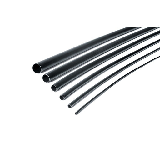 HellermannTyton - Schrumpfschlauch Warmschrumpfschlauch TA37 4.5-1.5POXBK250 3:1 schwarz 1,2m − 50 Stück