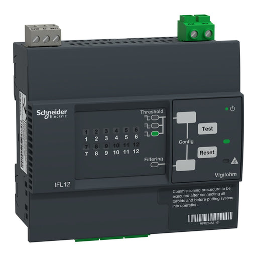 Schneider Electric - Isolations-/Erdschlussüberwachungsgerät Fehlerortungsgerät 12kanal IMDIFL12 110-440V AC/DC