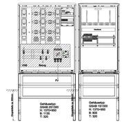 GSAB Elektrotechnik - Zähler-Komplettschrank Wandlermessung 42.W250.AR-01Ei eon Hanse