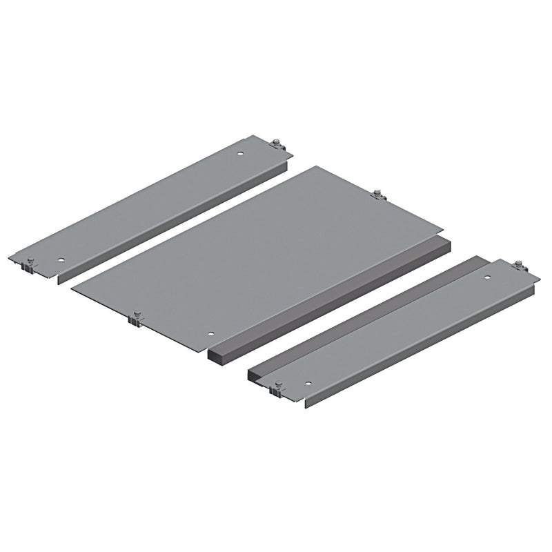 Schneider Electric - Einführungsflansch für Kleingehäuse/Schaltschrank Kabeleinführungsplatte NSYEC661 2-Teilig 600x600
