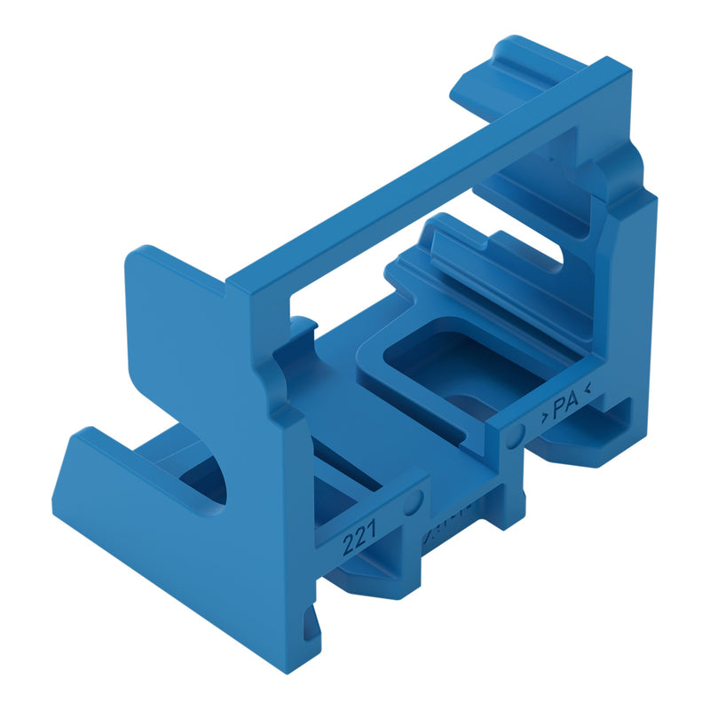 WAGO - Zubehör/Ersatzteile für Klemmen Befestigungsadapter 221-519/002-006 4qmm, blau − 10 Stück