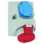 Bals Elektrotech - CEE-Steckdosen-Kombination (IEC 60309) Kombi-Wandsteckdose 109-QC
