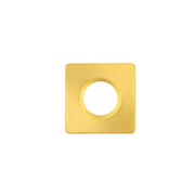 Dotlux - Mechanisches Zubehör/Ersatzteile für Leuchten Zierring eckig 5994 gold gebürstet