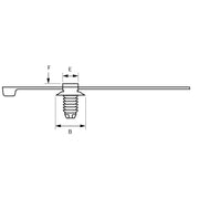 HellermannTyton - Kabelbinder Befestigungsbinder T30RFT5-MC5-BK-D1 150x3,5 sw − 500 Stück