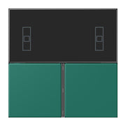Jung - Abdeckung/Bedienelement für Installationsschalterprogramme Tastensatz 3fach LC 4093 TSA 216 vert anglais