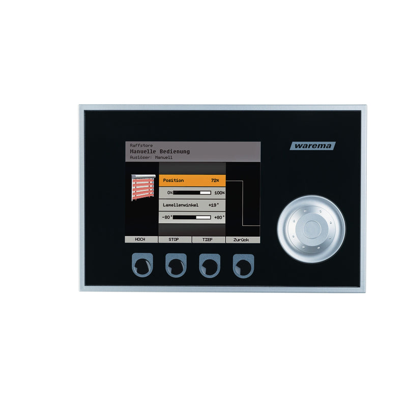 Warema Sonnen - Bussystem-Mehrfach Bediengerät climatronic 3 2009373 schwarz/silber