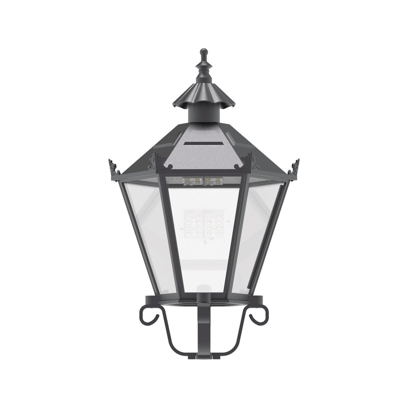 Leipziger Leuchten - Straßen- und Platzleuchte LED-Mastaufsatzleuchte ALBRECHT 05058-3LK9 3000K DB703