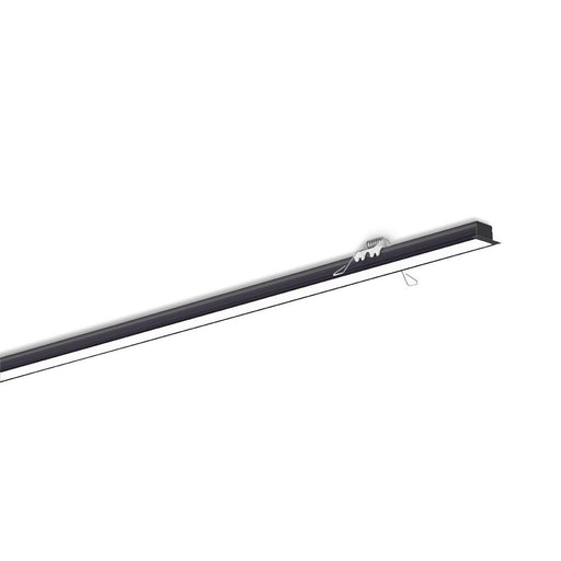 Radium Lampenwerk - Zubehör/Ersatzteile für Lichtschlauch/-band Aluprofil m.Abdeckung 1m FXZA4558 schwarz