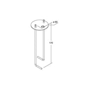 Brumberg Leuchten - Mechanisches Zubehör/Ersatzteile für Leuchten Bodenanker 81023000
