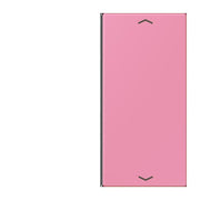 Jung - Abdeckung/Bedienelement für Installationsschalterprogramme Taste 2fach m. Pfeilsymb. LC 402 TSAP 246 rose vif