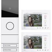 Gira - Türsprech-Set Wohnungsstation ZFH-Paket 2432902 Video AP7 Verk.weiß